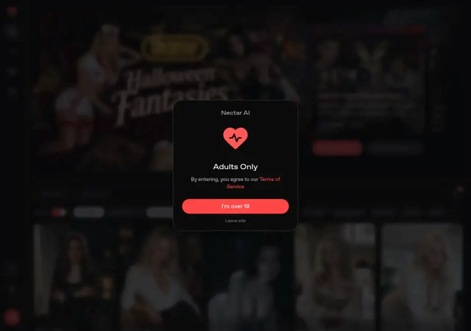 Screenshot of Nectar AI website